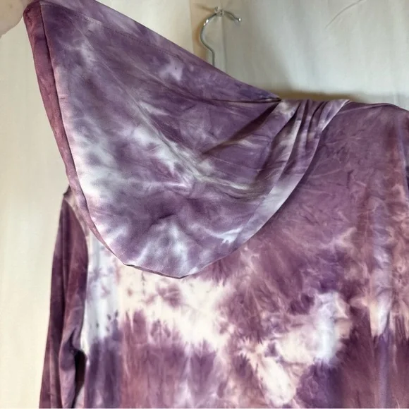 RBX Purple Tie-Dye Hoodie Size Medium NWOT - Picture 10 of 12